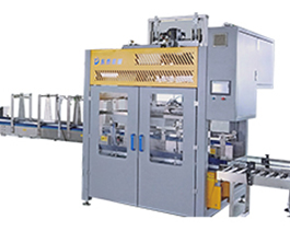 塑料桶自動裝箱機，機油防凍液20升大桶人工裝箱太累了！