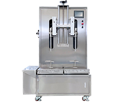 新上市雙頭稱重灌裝機運行視頻，工廠實拍！